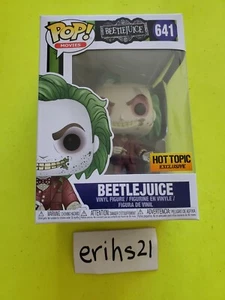 Funko Pop! #641 Beetlejuice Wedding Suit Hot Topic Exclusive Vaulted Rare - Picture 1 of 6