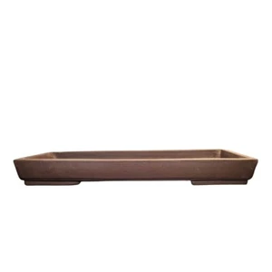 Shallow Bonsai Pot | 555x210x65 | Unglazed Ceramic Pot | Rectangle Bonsai Tray - Picture 1 of 1