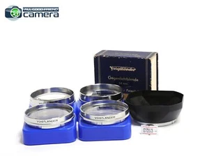 Voigtlander 54mm 310/540 Lens Hood + AR (A,B,C,D) Close Focus Filters *MINT* - Picture 1 of 7