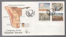 1991 Namibia Weather Service FDC Windhoek first day cover. SWA South West Africa