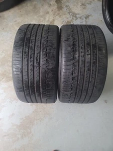 2X Tires 70% tread Continental PremiumContact 6  315 30 22 107Y BMW X5 X6 - Picture 1 of 3