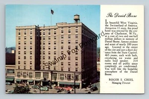 Postcard The Daniel Boone Hotel Capital Washington St. Charleston West Virgin1a - Picture 1 of 2
