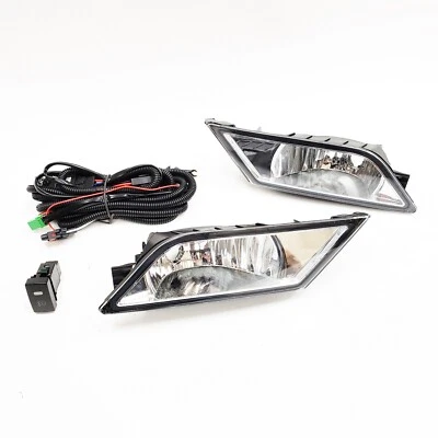 Luz de conducción antiniebla transparente para Honda Odyssey 2011-2013 con bombillas de interruptor de cable de bisel Foto 1 de 4