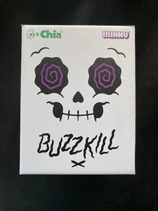 Kidrobot Buzzkill 4.5 inch Chia Pet Dunny by Kronk-White Edition - Picture 1 of 9