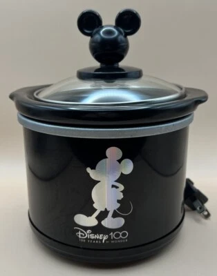Disney 100 YEARS OF WONDER Mickey Anniversary .65 QUART Mini Crockpot - Works - Image 1 of 4