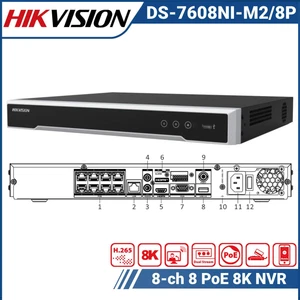 Hikvision 32MP NVR 8-Kanal PoE 8K Network Videorecorder DS-7608NI-M2/8P H.265+ - Bild 1 von 14