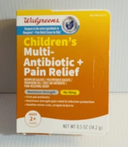 Walgreens Children’s Multi-Antibiotic + Pain Relief - Picture 1 of 2