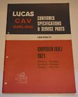 LUCAS  C.A.V.  GIRLING 1971 Chrysler (UK) Specifications