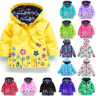 Kid Boys Girl Waterproof Hooded Coat Windproof Jacket Outerwear Outfit Clothes⊹