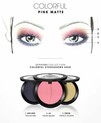 Sephora Colorful Eyeshadow LARGER Size Matte Glitter Shimmer Luster NEW - Image 1 of 4