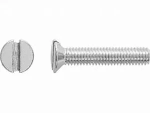 Viti a fessura testa svasata 10 pezzi M2x10 acciaio inox - Foto 1 di 1