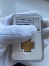 1989 Gold Proof Half Sovereign 500th Anniversary - NGC PF 70 Ultra Cameo