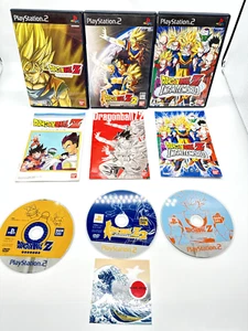 PlayStation 2 PS2 Dragon Ball Z Z2 INFINITE WORLD set Lot of 3 Game BANDAI - Picture 1 of 7