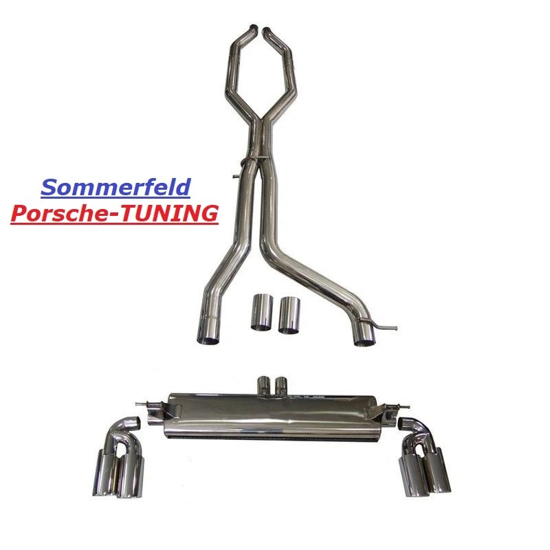 Silenciador de escape deportivo Porsche Cayenne 955 S Turbo Foto 1 de 1