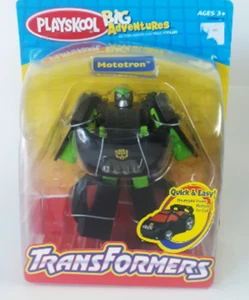 Transformers Mototron Action Figure Playskool Big Adventures Series 2001 Hasbro - Picture 1 of 12