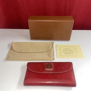 Dooney & Bourke 1975 Reg Leather￼ Patent Continental Wallet - Picture 1 of 12
