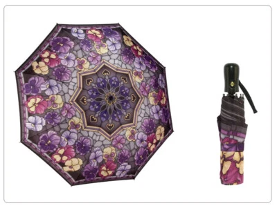 Carrinho de presente guarda-chuva compacto estilo dobrável galeria vitral de imersão - Imagem 1 de 4