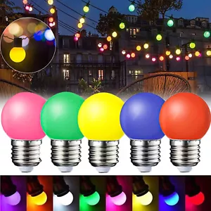 E27 3W Color LED Bulb Mixed Colorful Christmas Bar party Light for IndoorOutdoor - Picture 1 of 22