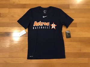 New M Nike Houston Astros Baseball Dri-Fit Shirt Cooperstown Collection MLB - Picture 1 of 6