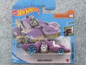 Hot Wheels 2020 #178/250 KNIGHT DRAGGIN purple @Q - Picture 1 of 2