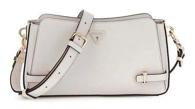 GUESS Rosalba Top Zip Crossbody Bag Umhängetasche Tasche Cream White creme Neu - Bild 1 von 3