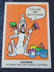 1974 Wonder Bread Hanna-Barbera Card #8 Goober and the Ghost Chasers - Picture 1 of 2