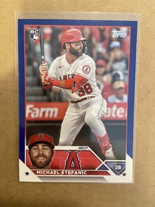 2023 Topps Update MICHAEL STEFANIC Royal Blue Rookie RC #US124