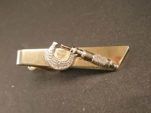 Micrometer Vintage Tie Bar Clip dial caliper mitutoyo brown sharpe machine tool - Picture 1 of 5