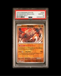 Pokemon SFA 025/064 - Shrouded Fable Bloodmoon Ursaluna Reverse - PSA 10 - Imagen 1 de 2