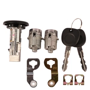 IGNITION SWITCH + DOOR LOCK CYLINDER For 01-06 SILVERADO TAHOE MATCHED SAME KEY - Picture 1 of 9