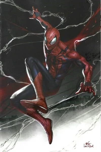 The Amazing Spider-Man #75 1:100 Virgin Variant Cover de In-Hyuk Lee en muy buen estado/nueva en estado - Imagen 1 de 1