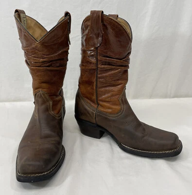 Lucky Brand Womens Leather Block Heel Cowboy Boot 22.5 US-(5.5-6) - Image 1 of 4