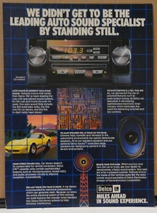 Autoradio Delco AM FM 1979 nel cruscotto lettore nastro stampa pubblicità Corvette - Foto 1 di 1