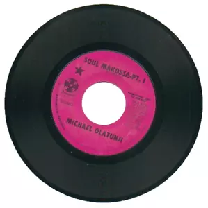 MICHAEL OLATUNJA 45 RPM Promo Record "SOUL MAKOSSA PART I" Stereo & Mono Mint - Picture 1 of 2