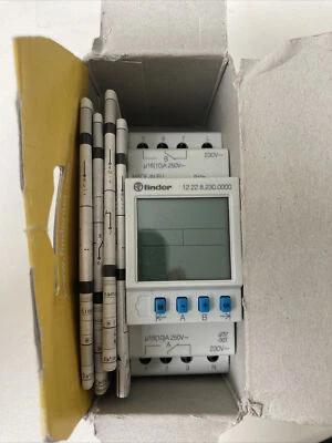 Finder Time Switch 2 Channel Digital 230 V ac 12.22.8.230.0000 - Image 1 of 4