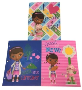 Paquete de 3 carpetas de Disney Doc McStuffins ~ Prescribo un abrazo en banda mutlicolor - Imagen 1 de 1