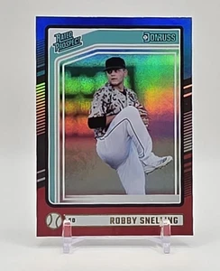2024 Donruss Baseball ROBBY SNELLING Rosso e Blu Prospettiva Classificata #105 - Foto 1 di 2