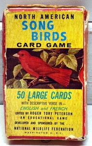 Vintage 1961 North American Sing Birds Card Game - Very Nice Color Bird Art - Bild 1 von 4