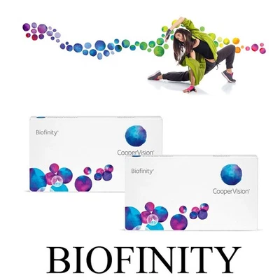 3er, 6er oder 2 x 6er Box Biofinity  Sphere ® Monatslinsen von Cooper Vision - Bild 1 von 4