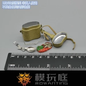 DID D80185 1/6 Soldatino Uomo Consegna - Lunch Box + Modello Alimentare - Foto 1 di 1
