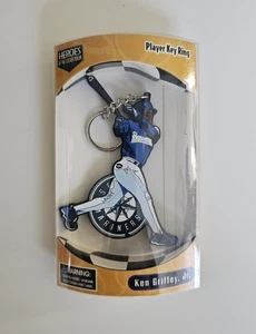 KEN GRIFFEY, JR. Vintage 1998 Crown Pro Locker Room Heroes Rubberized Keychain - Picture 1 of 2