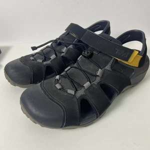 Teva Shoes Mens Size 13 Black Closed Toe Sandals Outdoor Hiking Sport Strap - Picture 1 of 13
