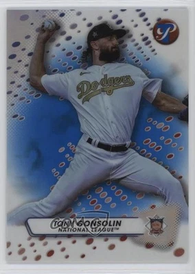 2023 Topps Pristine Blue Refractor /75 Tony Gonsolin #295 - Image 1 of 2