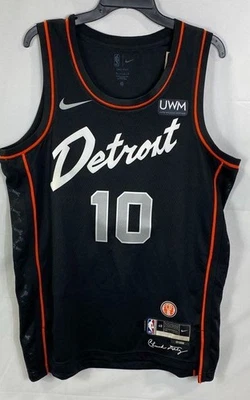 Nike NBA Men Black Detroit Pistons Jersey L NWT - Image 1 of 4