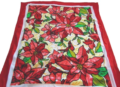 МЯГКИЙ ДВОЙНОЙ ТОЛСТЫЙ ФЛИС POINSETTA, КАРДИНАЛ, КРАСНЫЙ ПТИЦА БРОСИТЬ ОДЕЯЛО БРОСИТЬ 67 «X 58» - Изображение 1 из 4