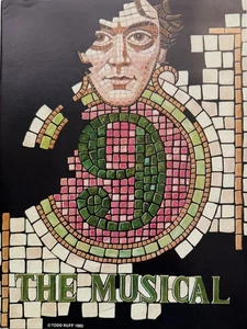 Nine The Musical Broadway Souvenir Program 1982 - Raúl Julia - Imagen 1 de 3