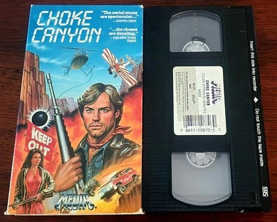 Choke Canyon (1986) VHS RARE Media Home Video Stephen Chollins Lance Henriksen - Image 1 of 2
