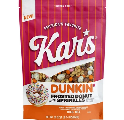 Kar's Trail Mix Dunkin rosquinha fosco com polvilhos, 30 oz. - Imagem 1 de 3