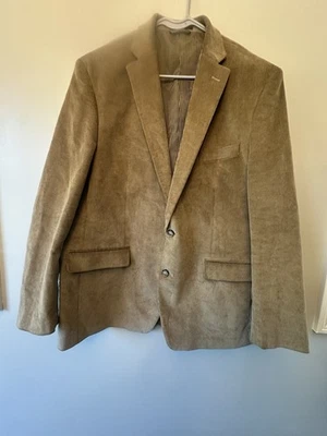 Abrigo deportivo de pana marrón Chaps para hombre parches en el codo talla 46L Foto 1 de 4