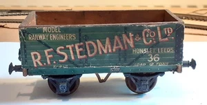 FRÜHE SPUR O - 12 TONNER 7 BOHLENWAGEN 36 - R.F. STEDMAN & Co Ltd HUNSLETT LEEDS - Bild 1 von 6